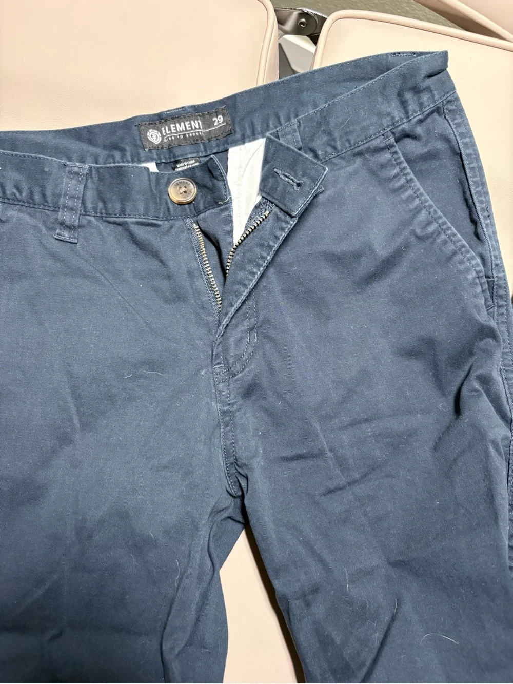 Element Men's Navy Chino Pants